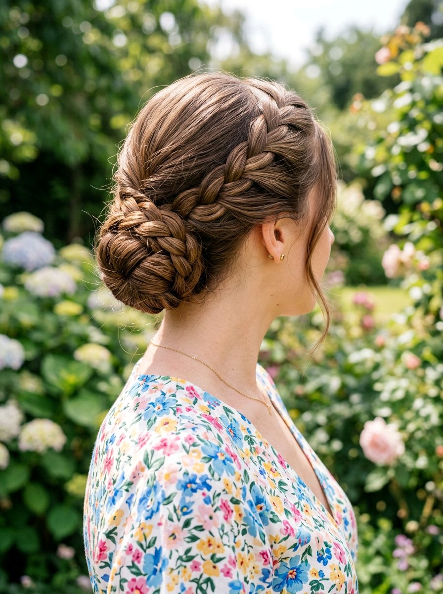 Braided Low Bun - 20 classy low bun hairstyle ideas - 20 classy low bun hairstyle ideas