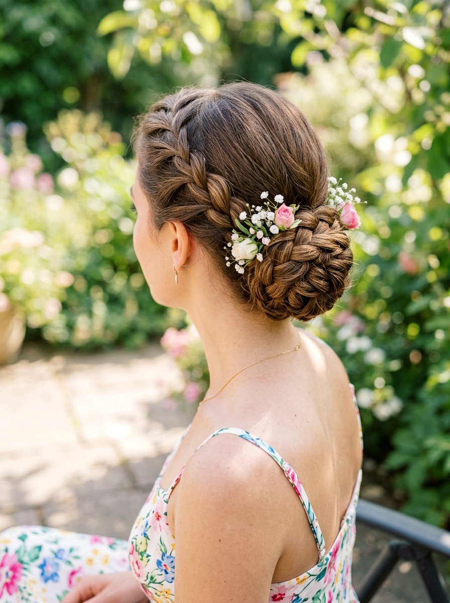 Braided Low Bun - 20 easy low bun styling ideas - 20 easy low bun styling ideas
