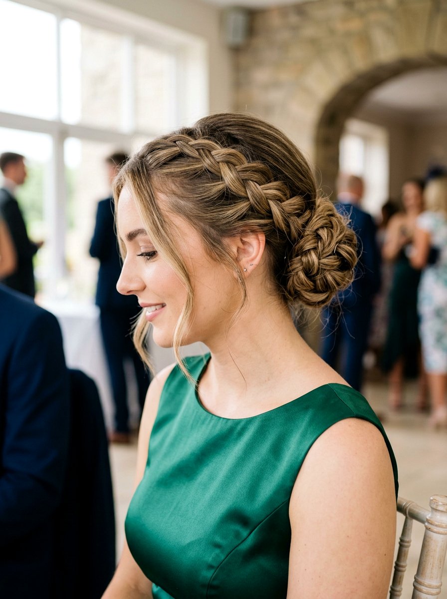 Braided Low Bun For Prom - 20 prom low bun for medium hair - 20 prom low bun for medium hair