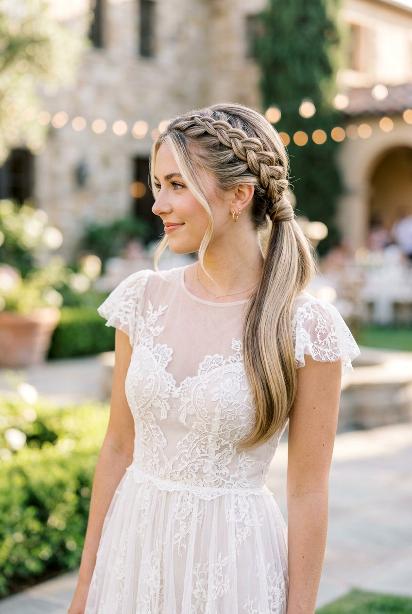 Braided Low Ponytail - 20 homecoming hairstyle with low ponytail - 20 homecoming hairstyle with low ponytail