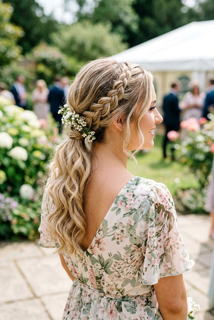 20 Elegant Bridesmaid Low Ponytail Hairstyle Ideas To Try