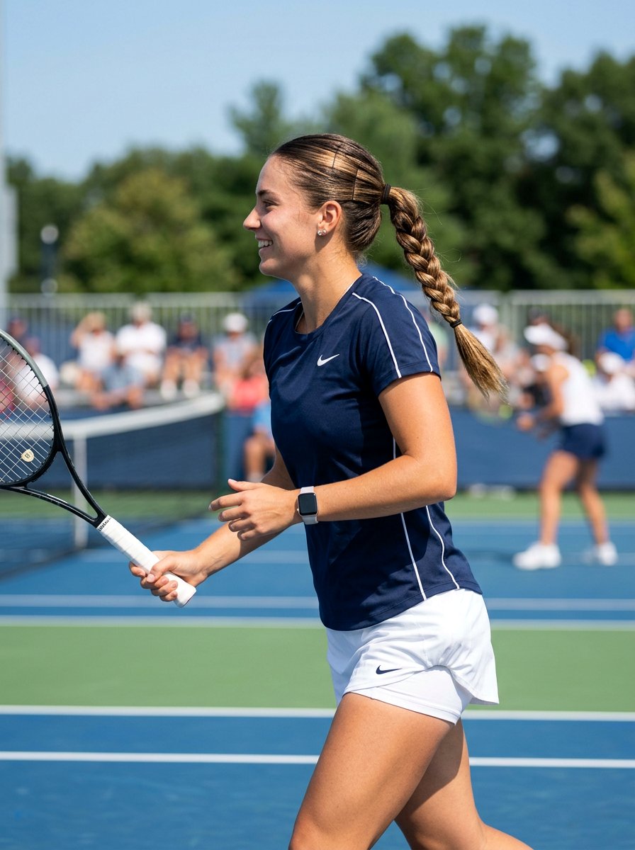 Braided Low Ponytail For Tennis - 20 tennis ponytail with braid - 20 tennis ponytail with braid