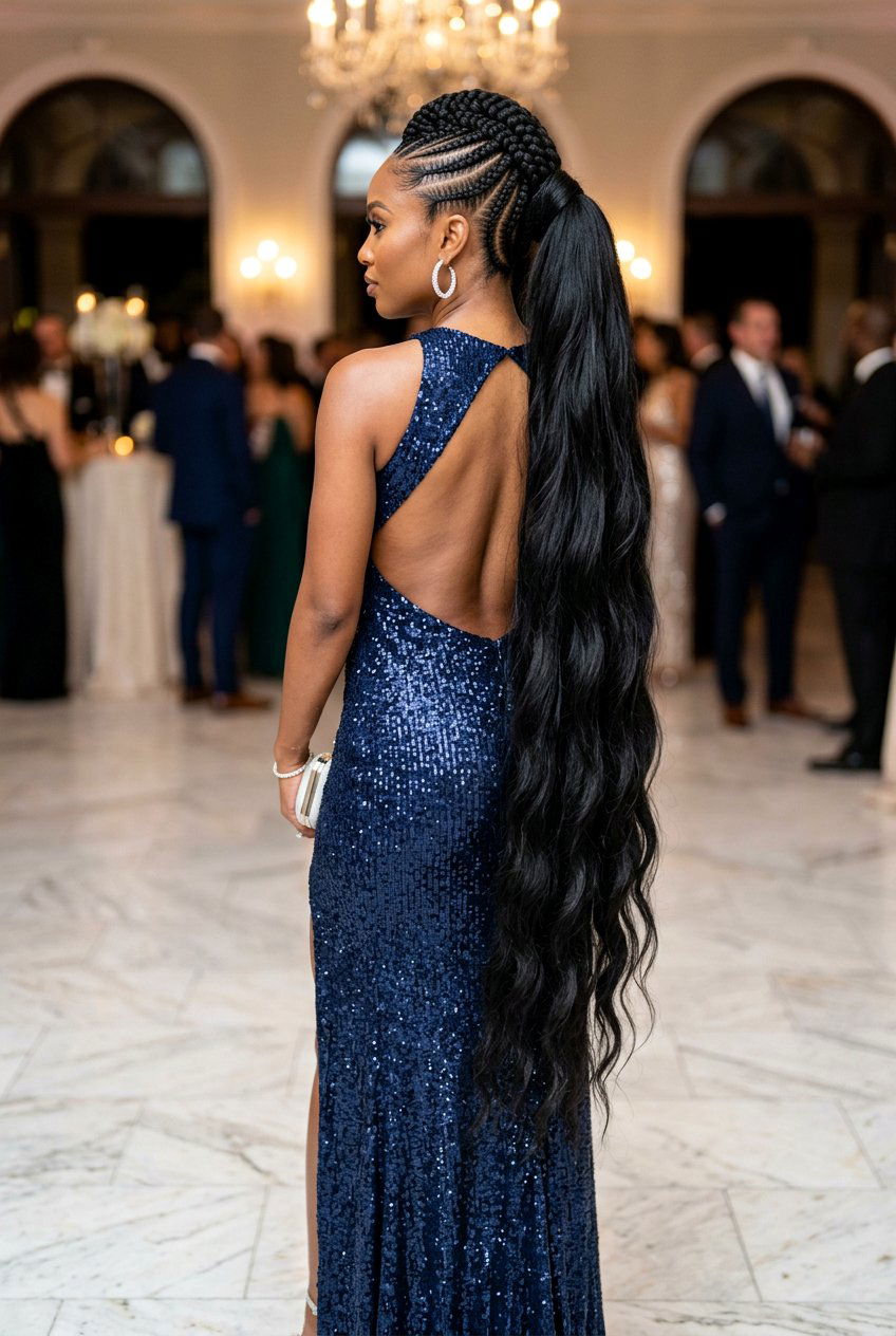 Braided Mohawk Ponytail With Weave - 20 braided mohawk ponytail - 20 braided mohawk ponytail