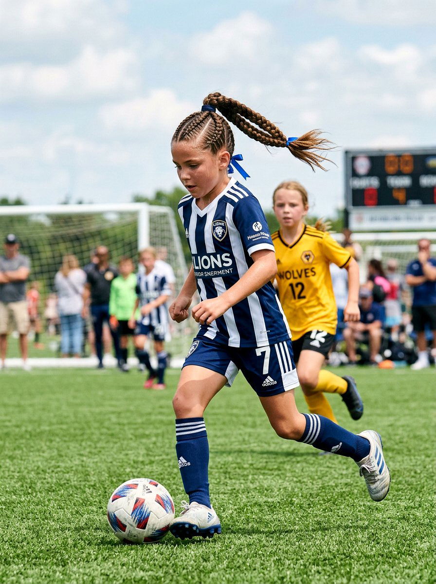 Braided Mohawk Soccer Ponytail - 20 soccer braid ponytail - 20 soccer braid ponytail