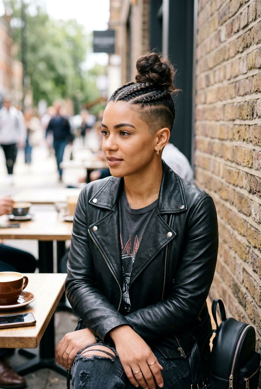 Braided Mohawk Top Knot - 20 braided top knot hairstyle - 20 braided top knot hairstyle