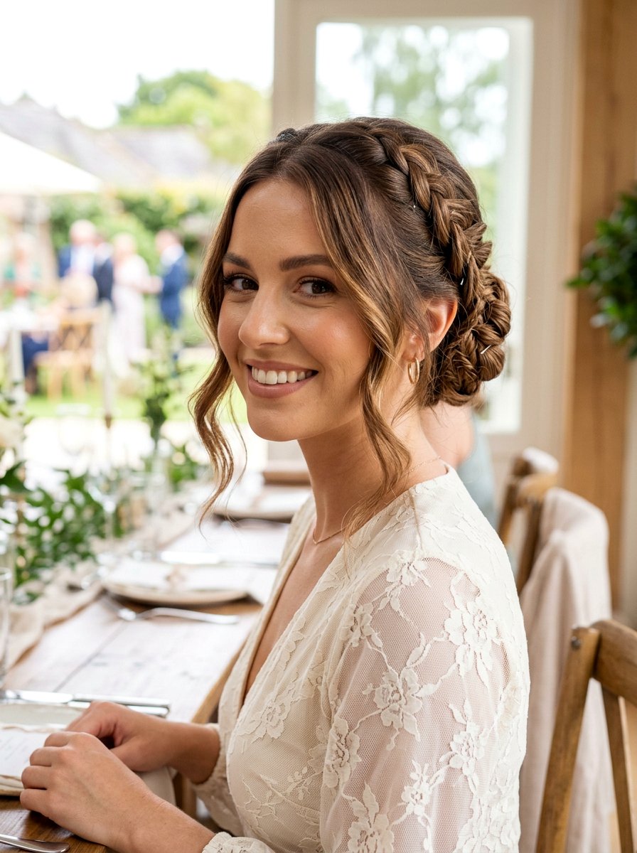 20 Stunning Party Bun Ideas With Soft Face-Framing Pieces