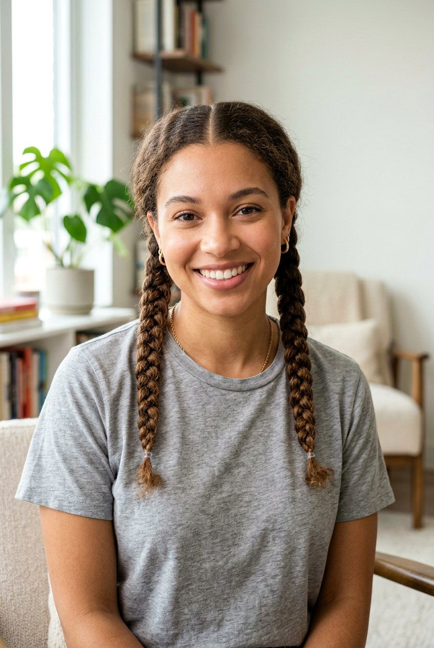 Braided Pigtails For Frizzy Medium Hair - 20 anti frizz braid hairstyle - 20 anti frizz braid hairstyle