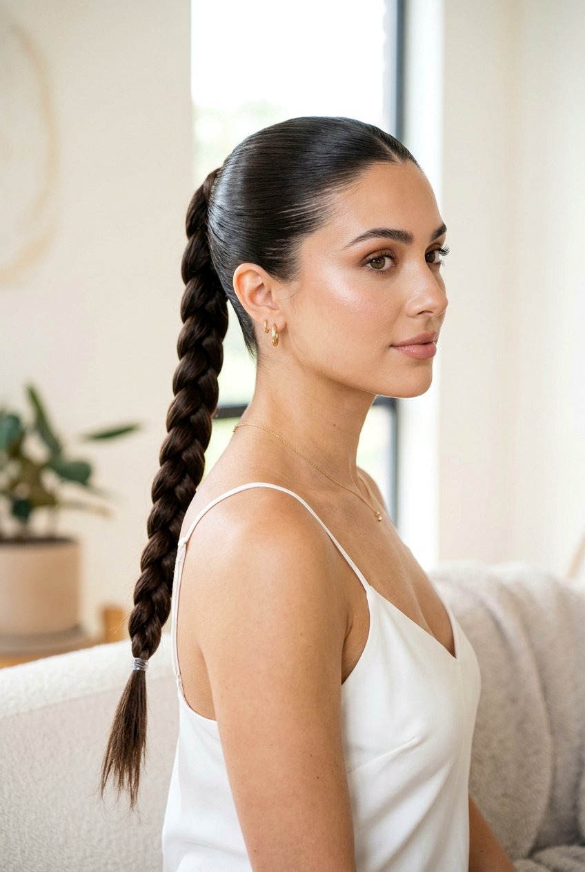 Braided Ponytail For Frizzy Hair - 20 frizz free ponytail hairstyles - 20 frizz free ponytail hairstyles