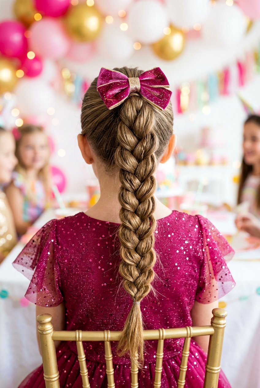 Braided Ponytail For Party - 20 birthday hairstyles for girls - 20 birthday hairstyles for girls