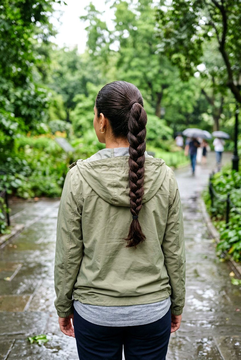 Braided Ponytail For Rainy Season - 20 monsoon friendly hairstyles - 20 monsoon friendly hairstyles