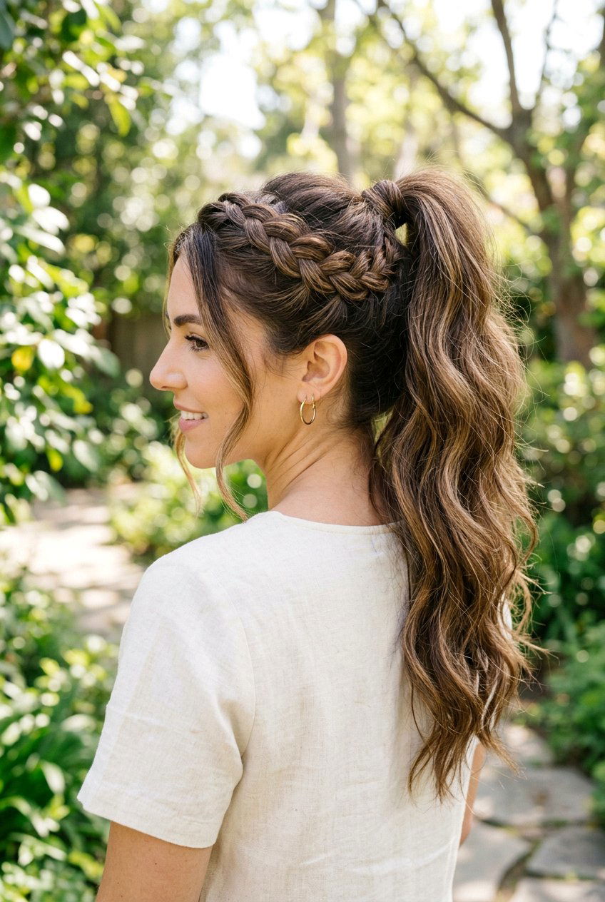 Braided Ponytail Long Hair - 20 boho hairstyles for long hair - 20 boho hairstyles for long hair