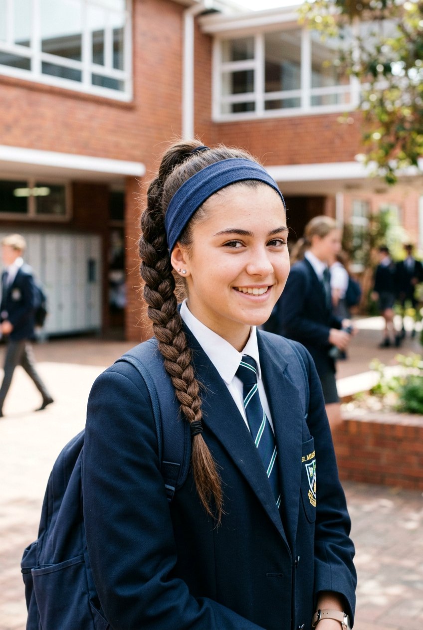 Braided Ponytail With Headband - 20 back to school hairstyles with headband - 20 back to school hairstyles with headband