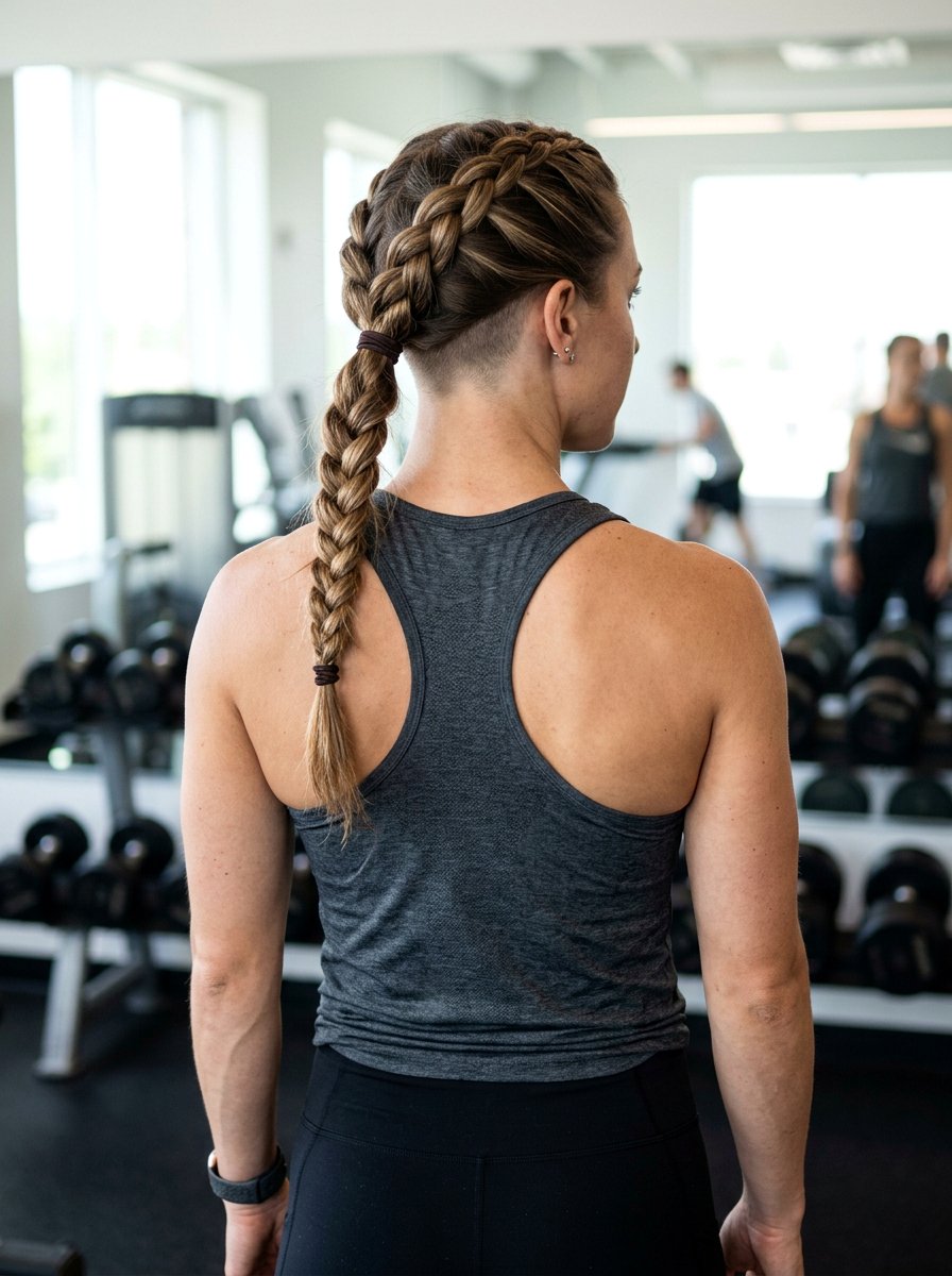 Braided Ponytail With Undercut - 20 soccer hairstyle with braided ponytail - 20 soccer hairstyle with braided ponytail