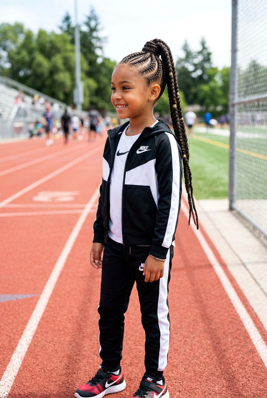 Braided Ponytail - 20 braid styles for mixed kids - 20 braid styles for mixed kids