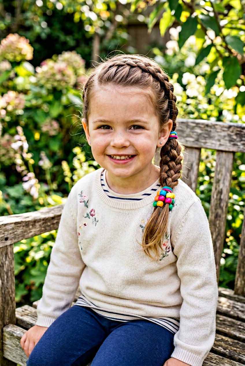 Braided Side Ponytail For Toddlers - 20 cute braid styles for toddlers - 20 cute braid styles for toddlers