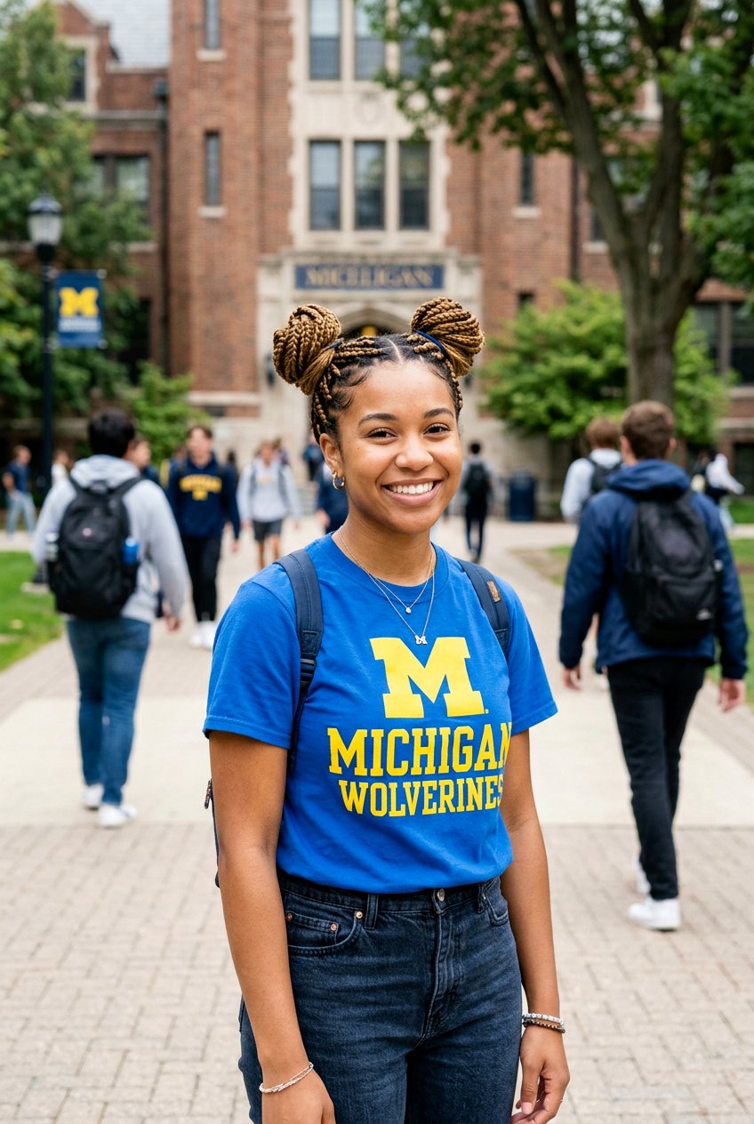 Braided Space Buns - 20 braid hairstyle for college girls - 20 braid hairstyle for college girls