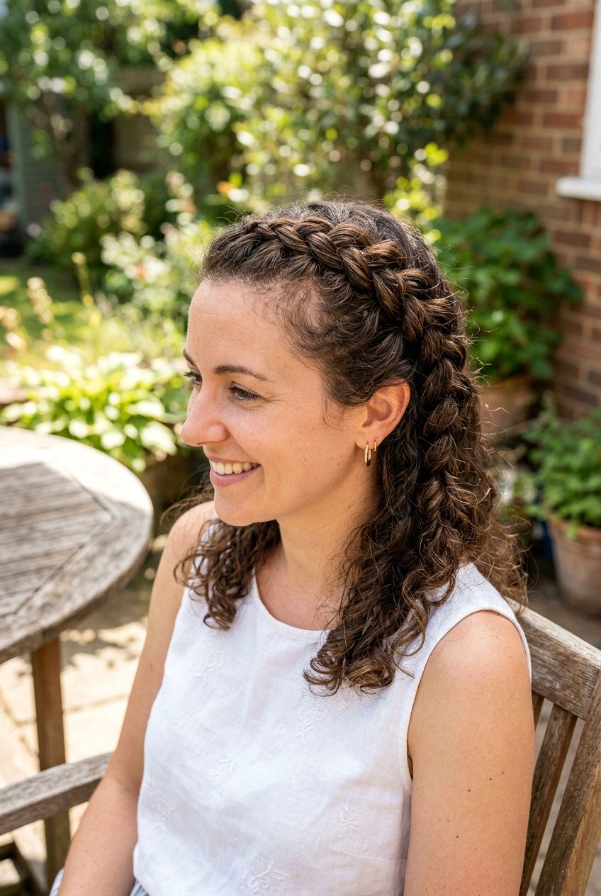 Braided Style for Bald Spot Coverage - 20 hairstyles to cover bald spots - 20 hairstyles to cover bald spots