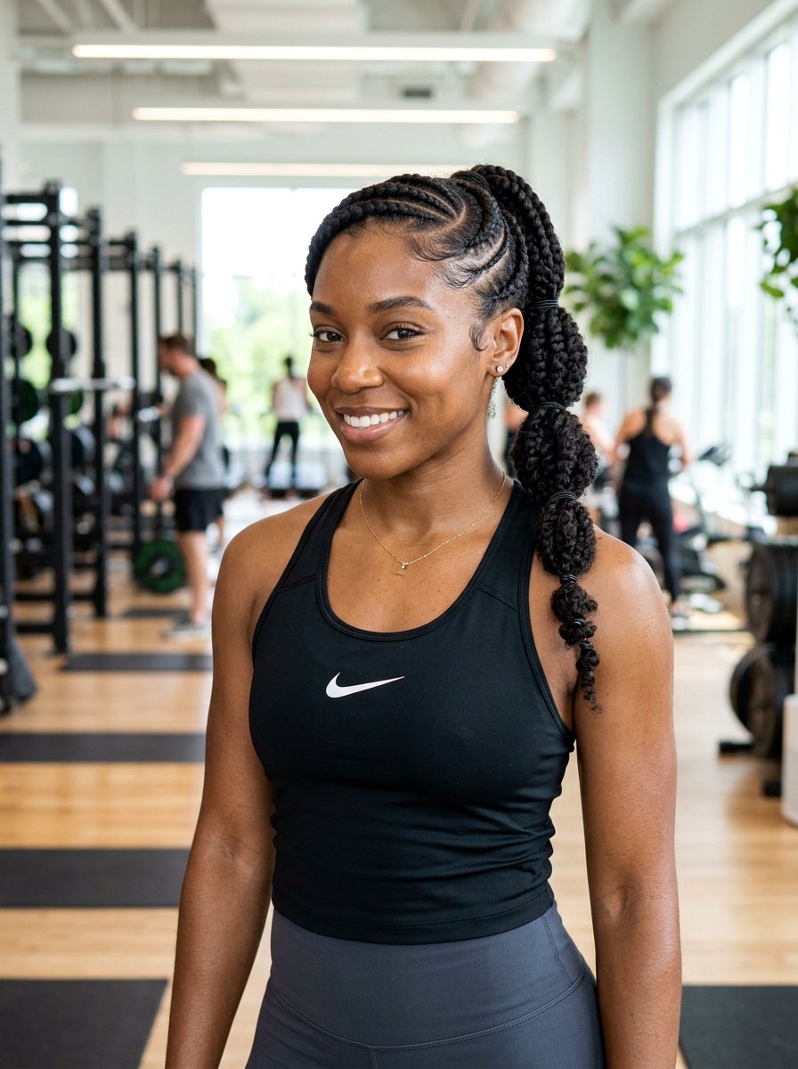 Braided Swoop Ponytail For Natural Hair - 20 side swoop braid ponytail - 20 side swoop braid ponytail