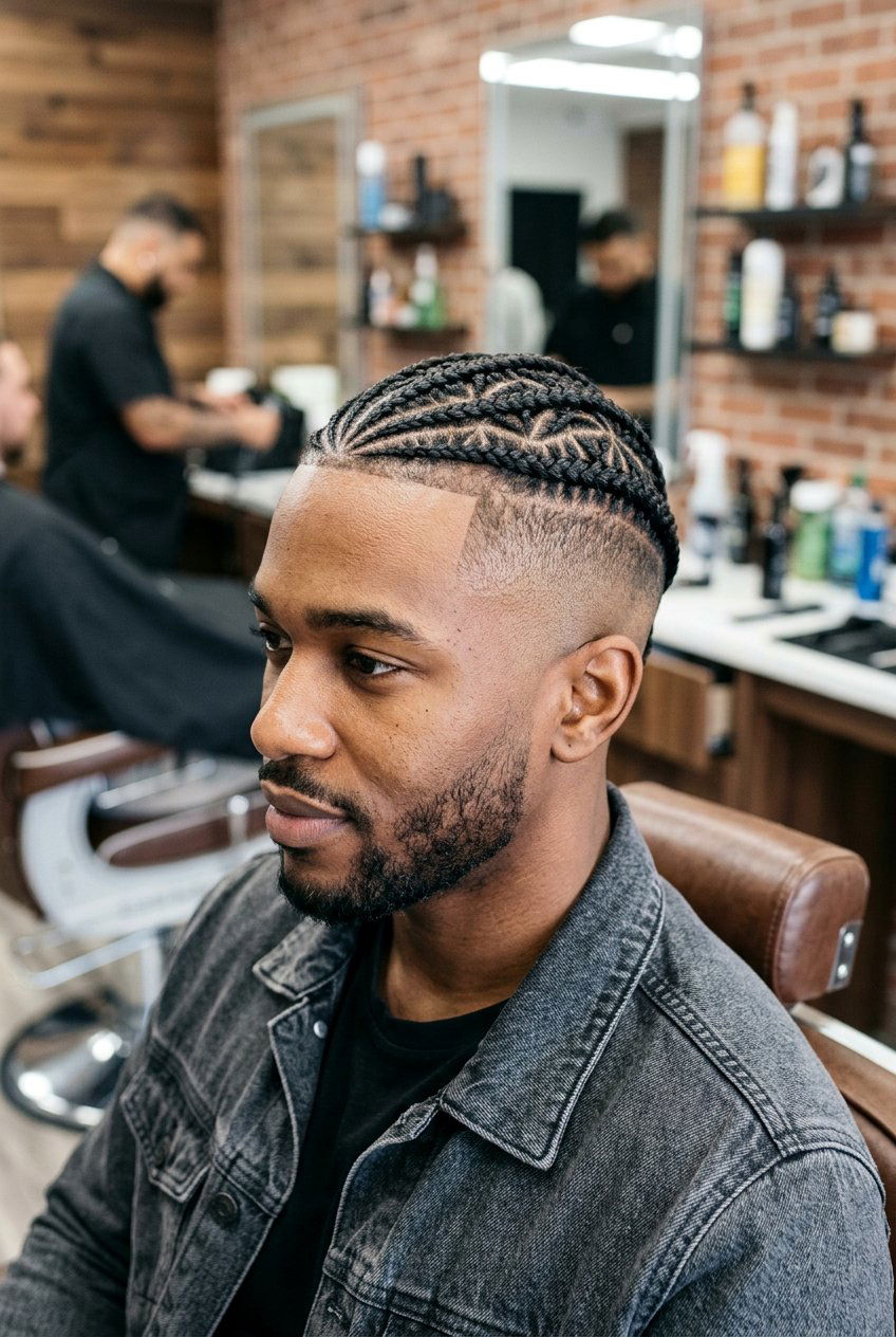 Braided Undercut - 20 undercut haircut for men - 20 undercut haircut for men