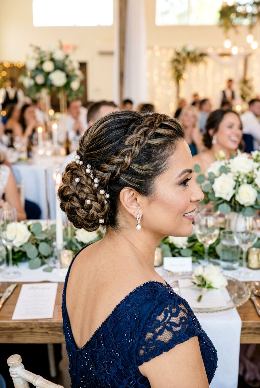 Braided Updo For Reception - 20 reception hairstyles for bride - 20 reception hairstyles for bride