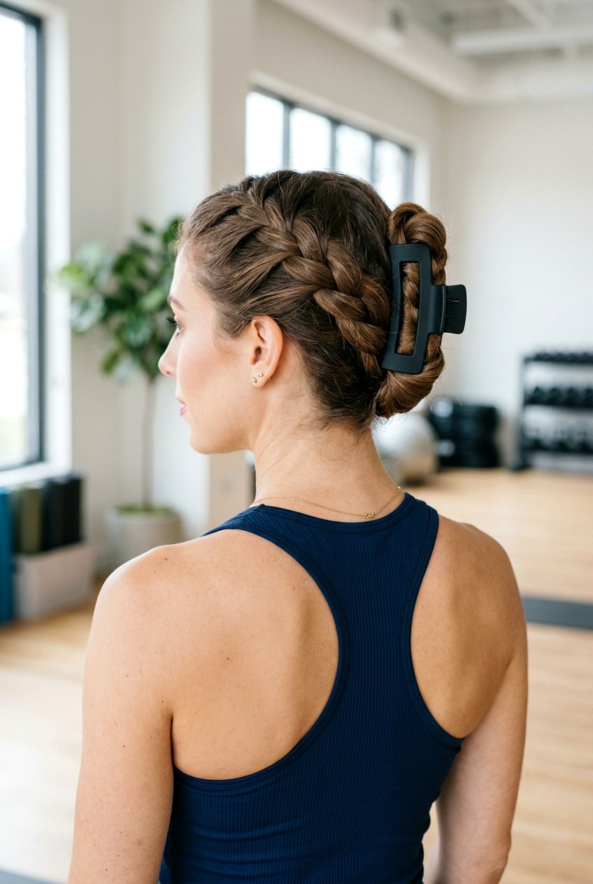 Braided claw clip french twist - 20 claw clip french twist hairstyle - 20 claw clip french twist hairstyle