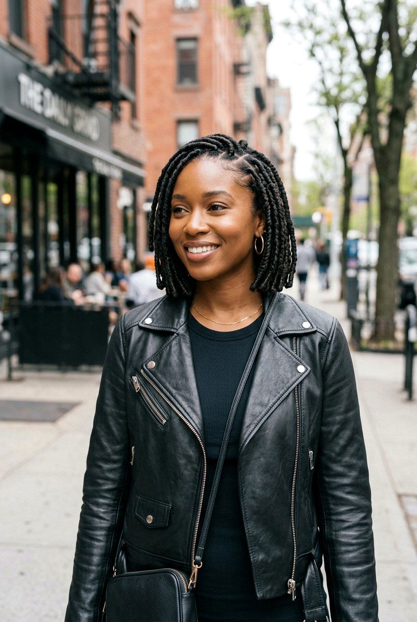 Braided loc bob for women - 20 braided loc styles for women - 20 braided loc styles for women