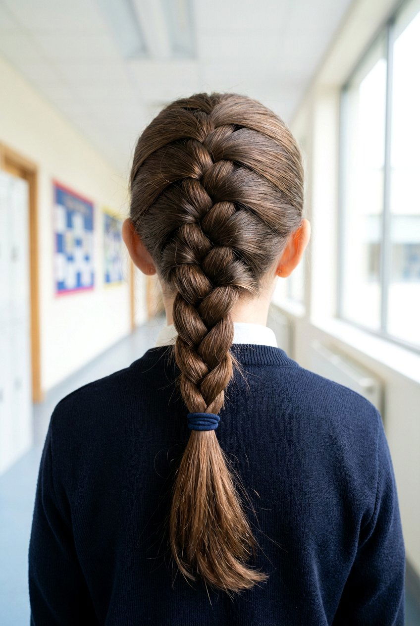 Braided ponytail - 20 ponytail hairstyles for school - 20 ponytail hairstyles for school