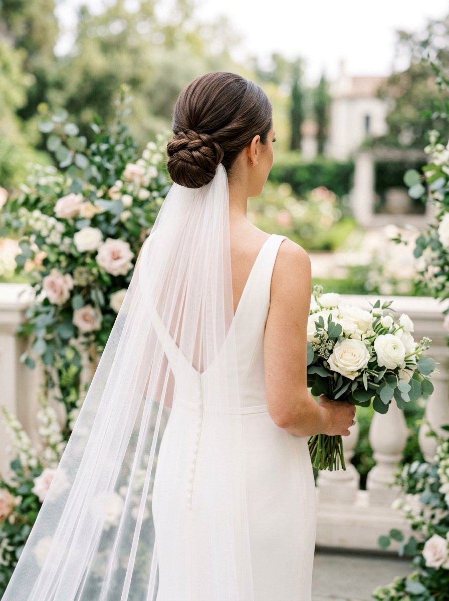 20 Elegant Veil Friendly Wedding Updo Ideas For Your Big Day
