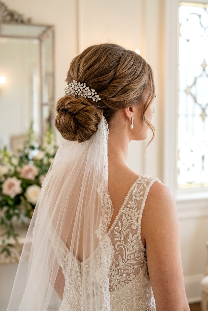 Bridal Chignon Hairstyle - 20 classic chignon hairstyle - 20 classic chignon hairstyle