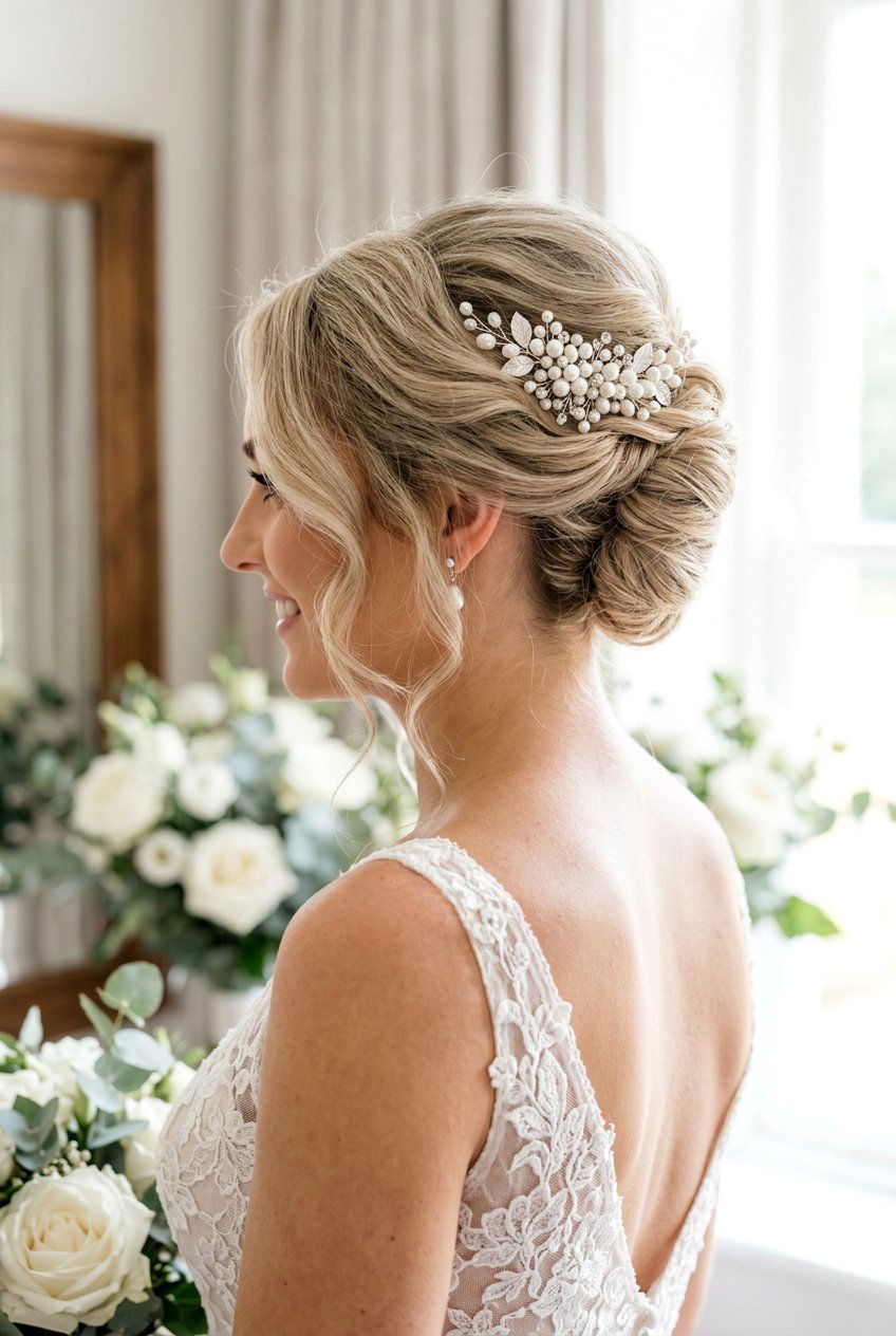 Bridal French Twist Updo - 20 french twist updo hairstyle - 20 french twist updo hairstyle