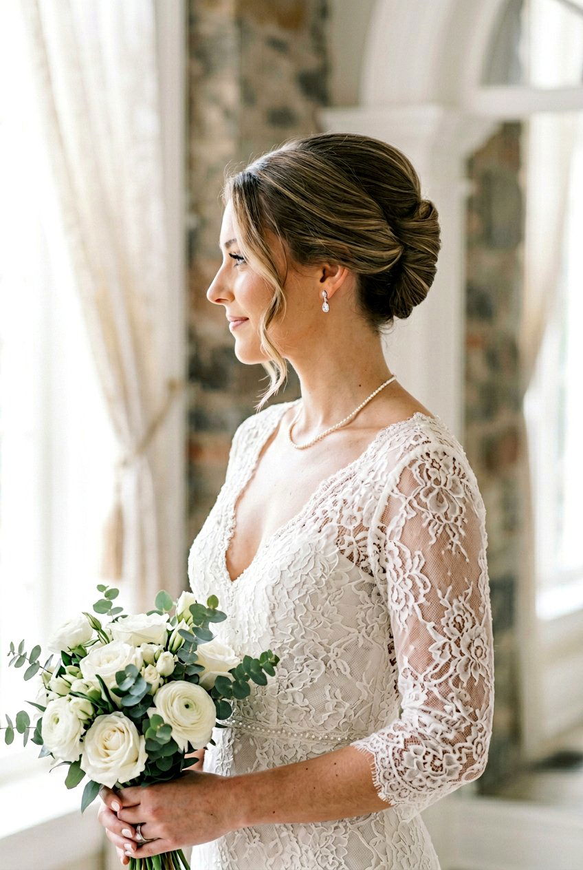 Bridal French Twist - 20 best bridal hairstyle ideas - 20 best bridal hairstyle ideas