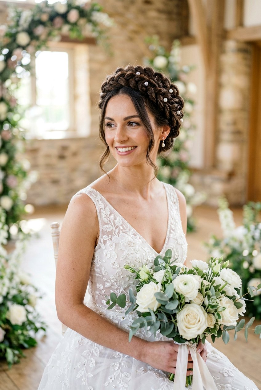 Bridal Twisted Updo - 20 black women bridal hairstyle ideas - 20 black women bridal hairstyle ideas