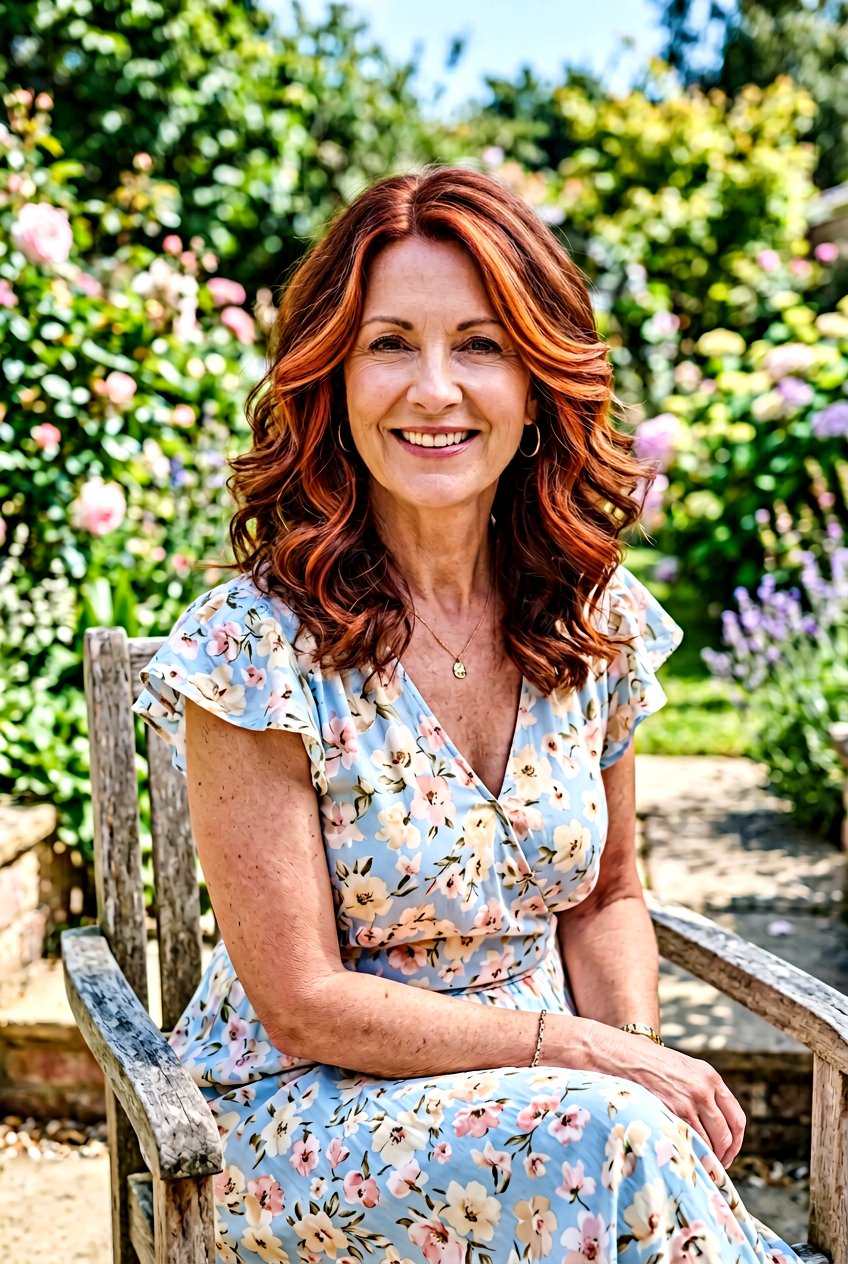 Bright Auburn Balayage For Face Framing - 20 auburn balayage for women over 50 - 20 auburn balayage for women over 50