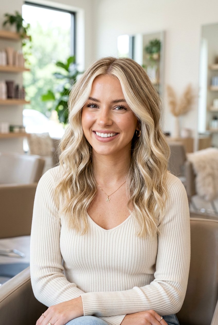Bright Blonde Balayage With Money Piece - 20 bright blonde balayage ideas - 20 bright blonde balayage ideas