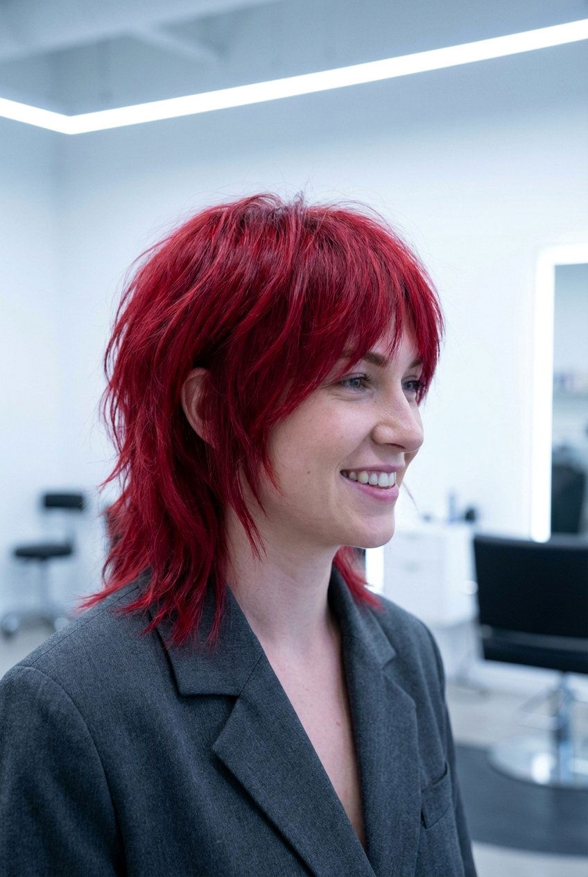 Bright Crimson Red - 20 red hair color for dark hair - 20 red hair color for dark hair