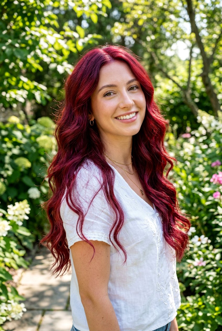 Bright Sangria Red for Summer - 20 sangria red hair color - 20 sangria red hair color