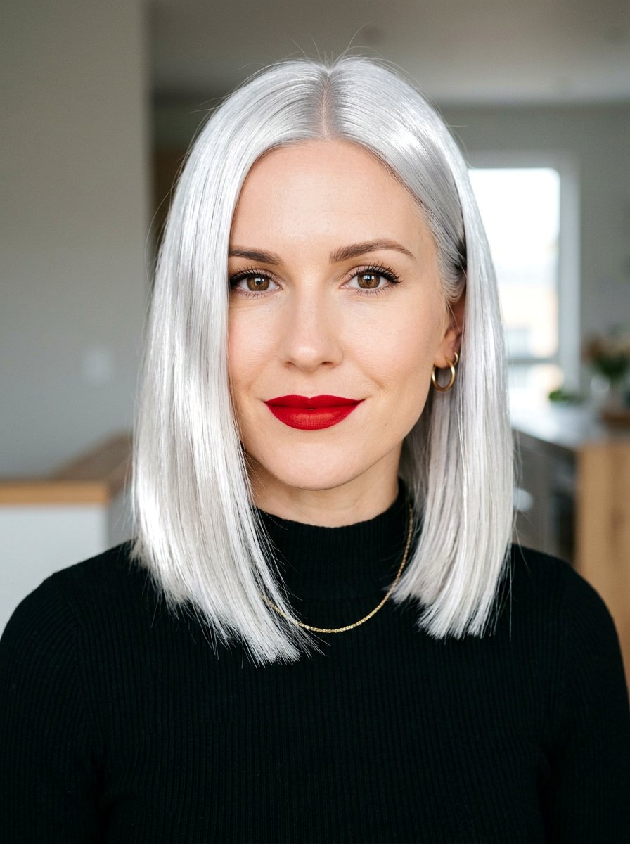 Bright White Silver Gloss - 20 silver gloss for mature gray hair - 20 silver gloss for mature gray hair