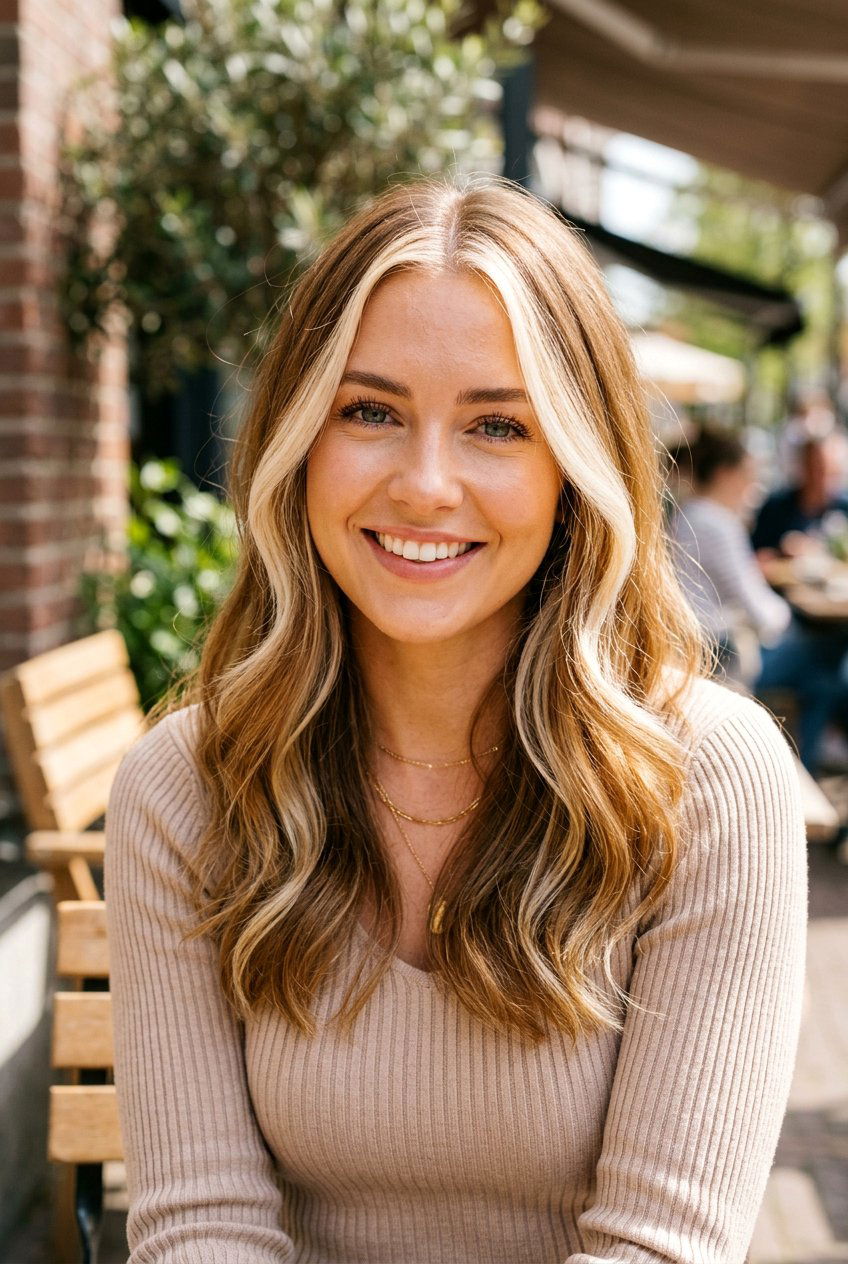 Bright blonde face framing - 20 face framing highlights - 20 face framing highlights