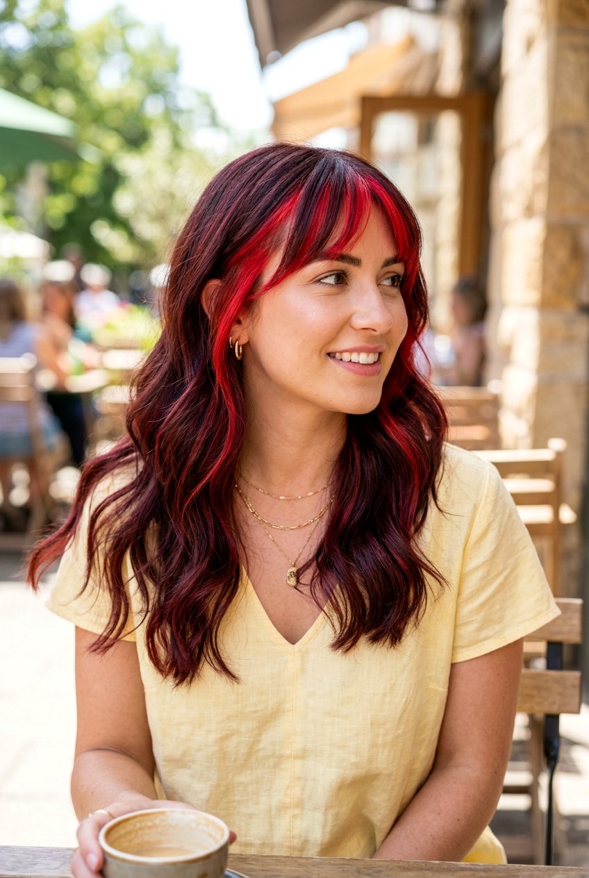 Bright cherry brunette balayage - 20 cherry brunette balayage - 20 cherry brunette balayage