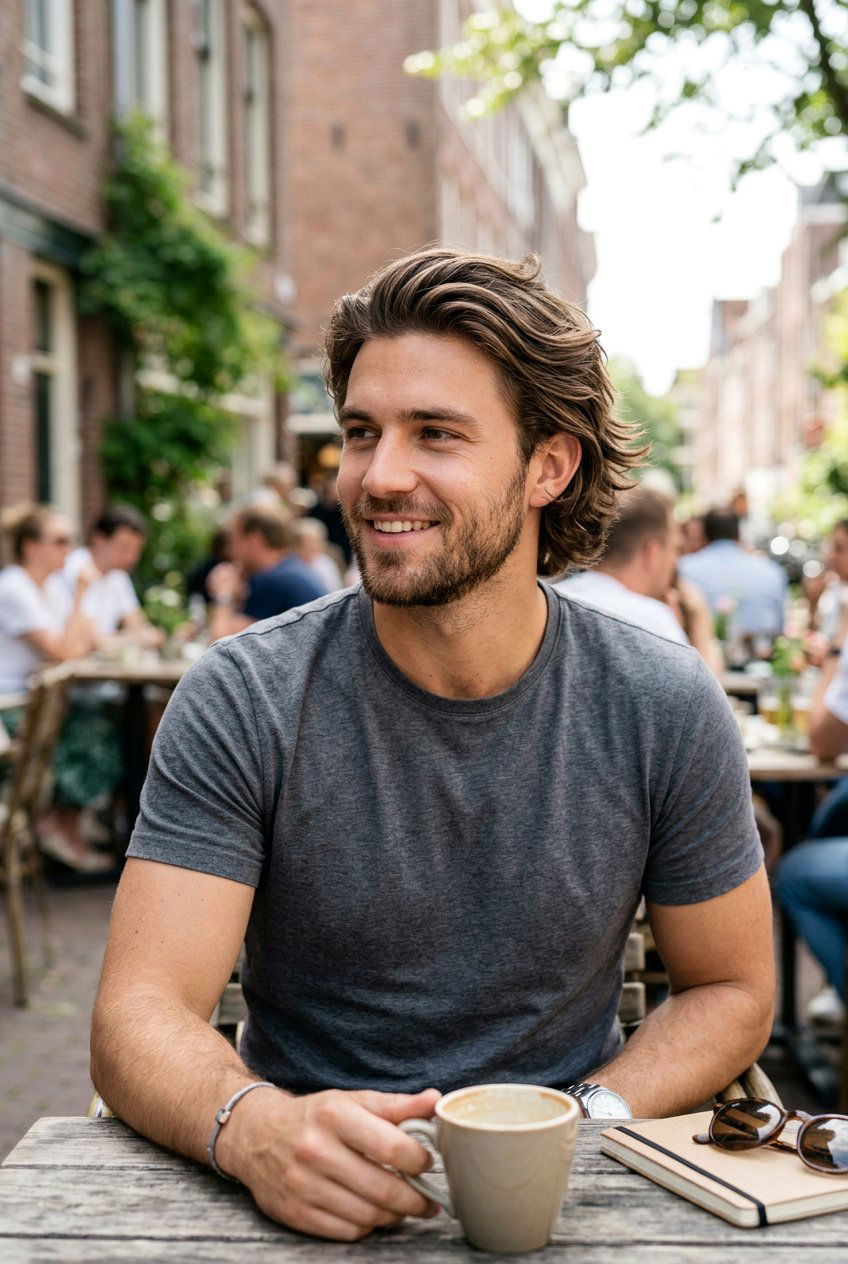 Bro Flow With Layered Length For Growing Out - 20 bro flow with layers men - 20 bro flow with layers men