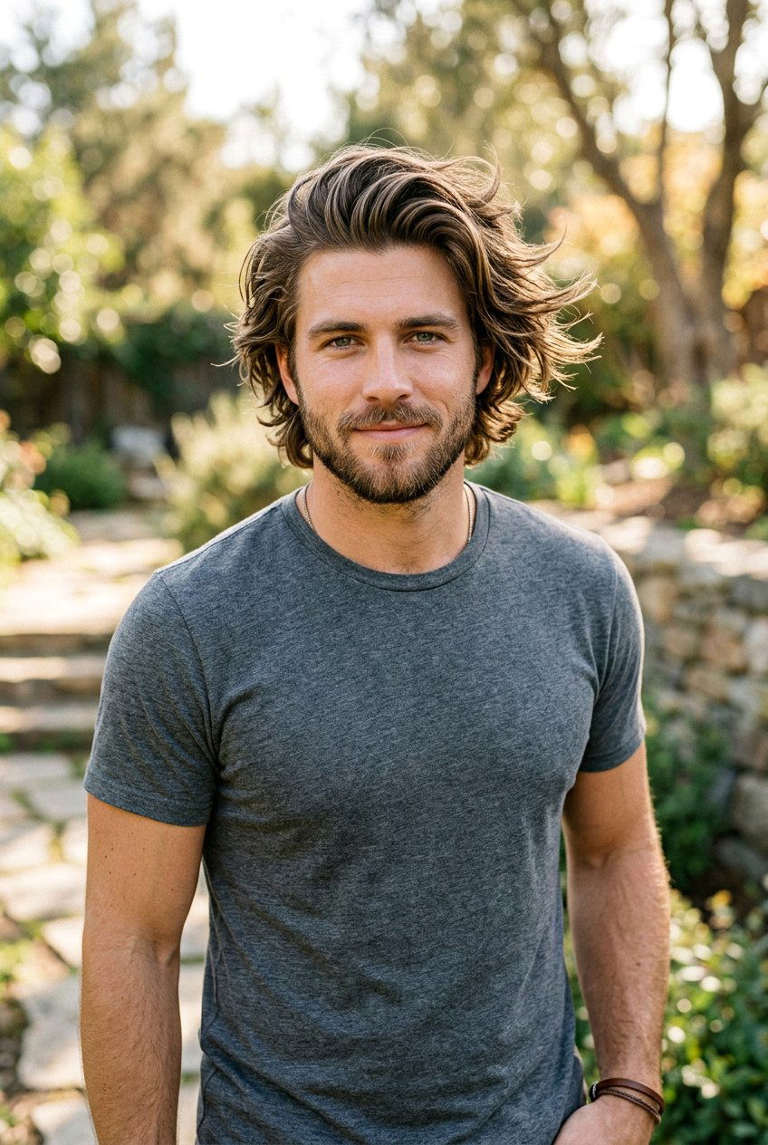 Bro Flow With Layered Shag Influence - 20 bro flow with layers men - 20 bro flow with layers men