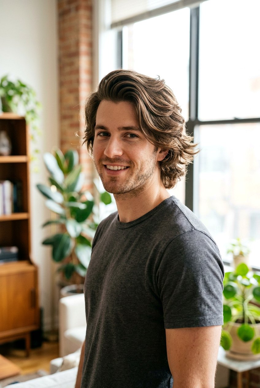 Bro Flow With Layered Side Sweep - 20 bro flow with layers men - 20 bro flow with layers men