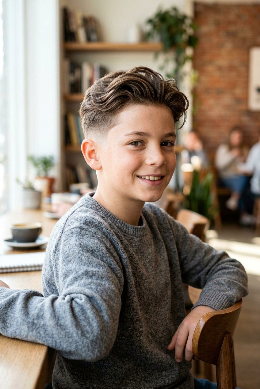 Bro Flow With Mid Taper Fade - 20 boys haircut with mid taper fade - 20 boys haircut with mid taper fade