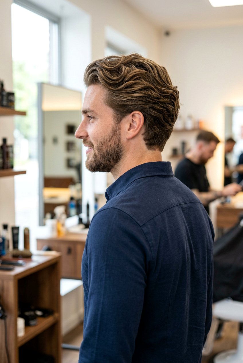 Bro Flow With Tapered Neckline And Layers - 20 bro flow with layers men - 20 bro flow with layers men