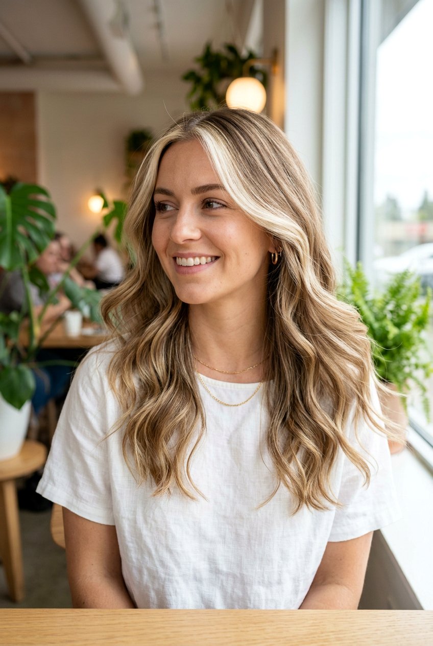 Bronde Balayage With Money Piece For Fine Hair - 20 bronde balayage for fine hair - 20 bronde balayage for fine hair