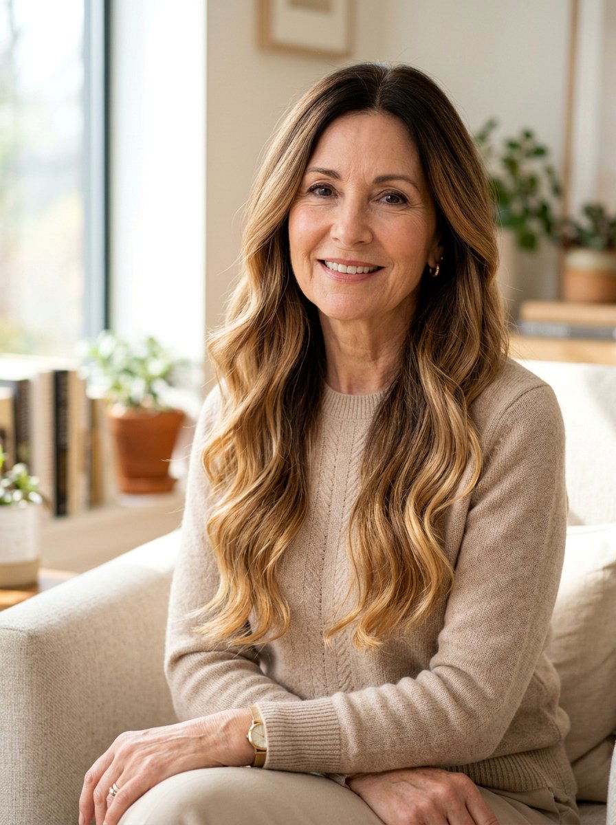 Bronde Color Melt - 20 youthful hair color for older women - 20 youthful hair color for older women