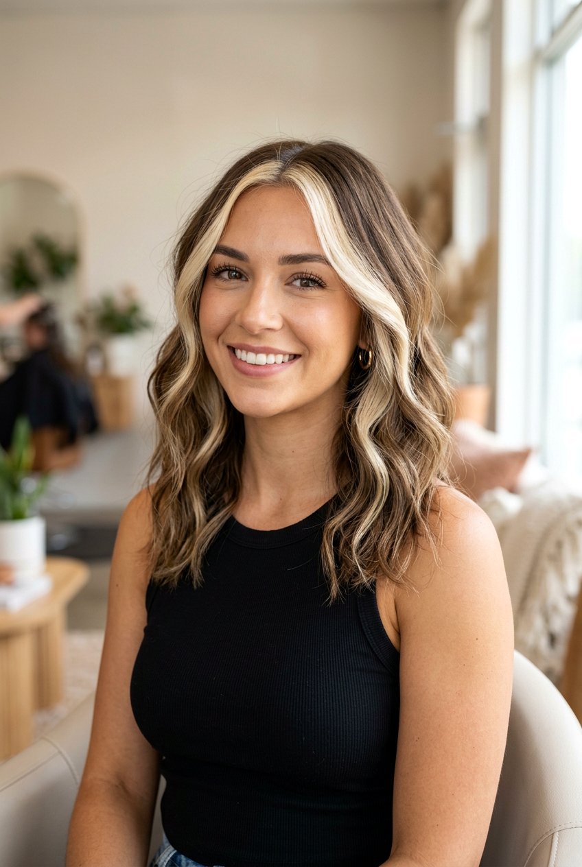 Bronde Hair With Blonde Money Piece - 20 bronde hair with money piece - 20 bronde hair with money piece