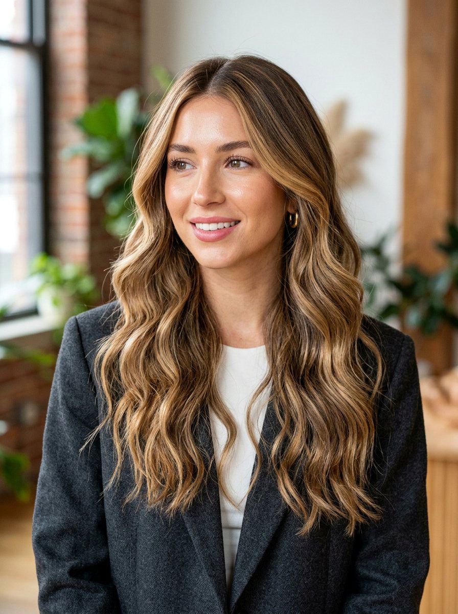 Bronde Highlights With Lowlights for Extra Dimension - 20 toasted bronde highlights - 20 toasted bronde highlights