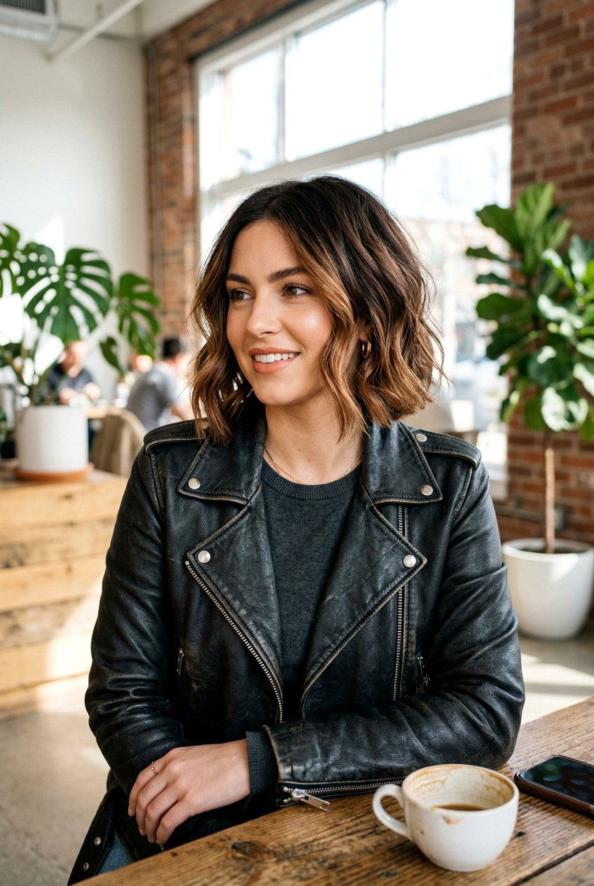 Bronze Balayage Bob Haircut - 20 natural looking balayage for brunettes - 20 natural looking balayage for brunettes