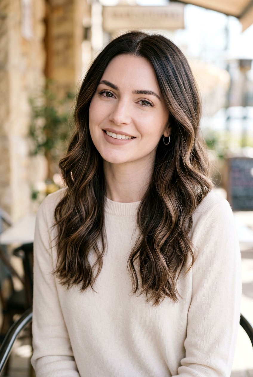 Bronze Balayage On Dark Brown Hair For Cool Skin Tones - 20 bronze balayage on dark brown hair - 20 bronze balayage on dark brown hair